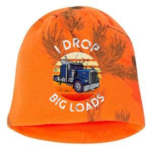 Funny Trucker Design For Semi Truck Driver Lover Kati - Camo Knit Beanie