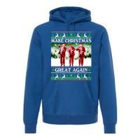 Funny Trump Dance Santa Claus Make Christmas Great Again Gift Premium Hoodie