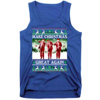 Funny Trump Dance Santa Claus Make Christmas Great Again Gift Tank Top