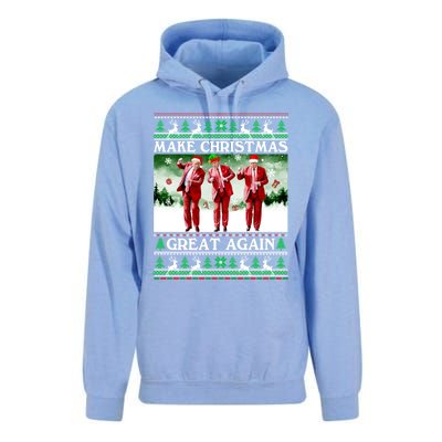 Funny Trump Dance Santa Claus Make Christmas Great Again Gift Unisex Surf Hoodie