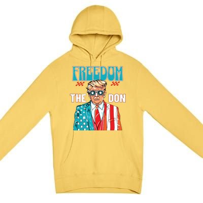 Freedom The Don Donald Trump Daddy President Premium Pullover Hoodie