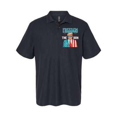 Freedom The Don Donald Trump Daddy President Softstyle Adult Sport Polo