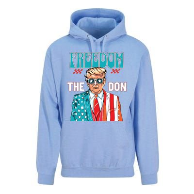 Freedom The Don Donald Trump Daddy President Unisex Surf Hoodie