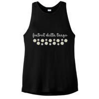 Foxtrot Tango Delta Groovy Retro Funny  Ladies PosiCharge Tri-Blend Wicking Tank