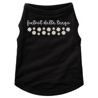 Foxtrot Tango Delta Groovy Retro Funny  Doggie Tank