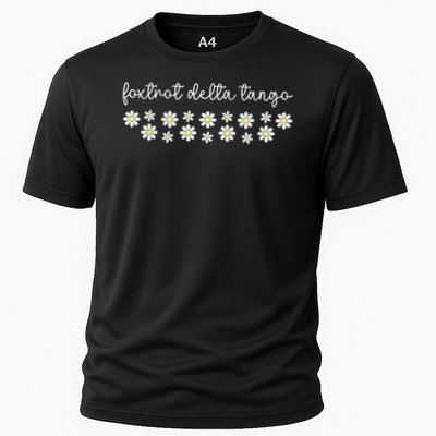 Foxtrot Tango Delta Groovy Retro Funny  Performance Shirt