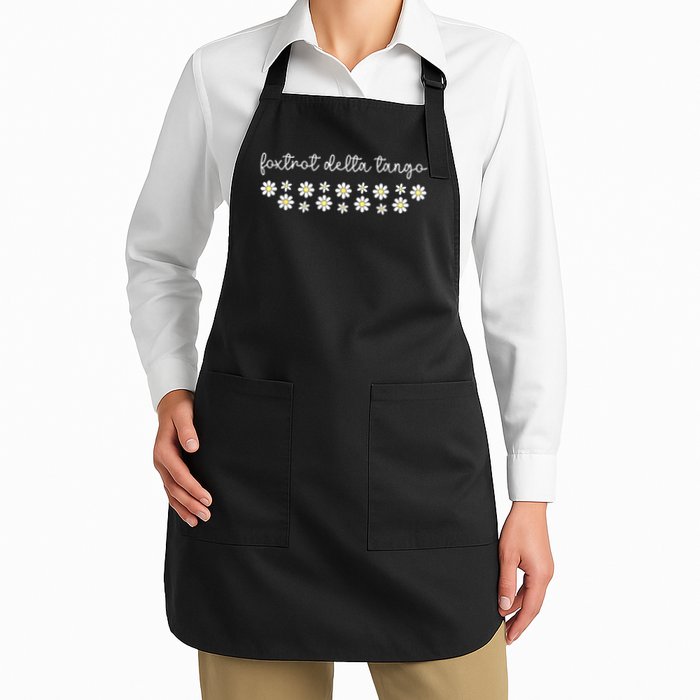 Foxtrot Tango Delta Groovy Retro Funny  Apron