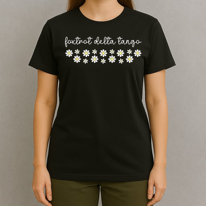 Foxtrot Tango Delta Groovy Retro Funny  T-Shirt