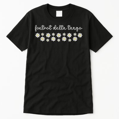 Foxtrot Tango Delta Groovy Retro Funny  Tall T-Shirt