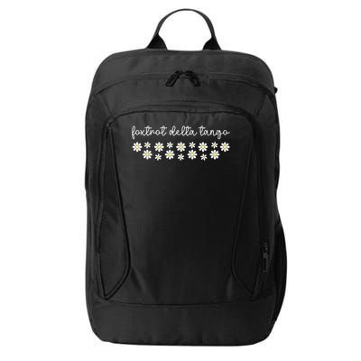 Foxtrot Tango Delta Groovy Retro Funny  City Backpack