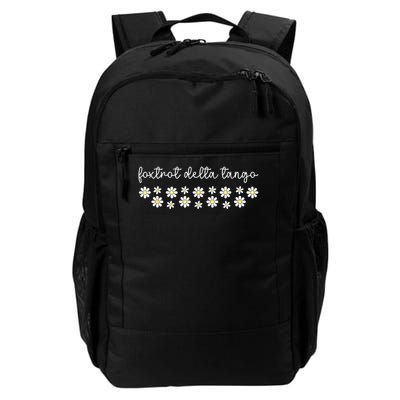Foxtrot Tango Delta Groovy Retro Funny  Backpack