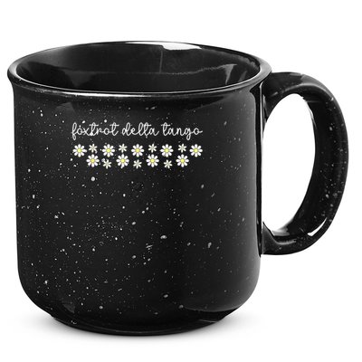 Foxtrot Tango Delta Groovy Retro Funny  15oz Campfire Ceramic Mug