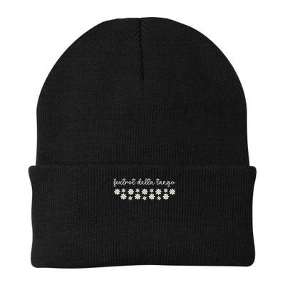 Foxtrot Tango Delta Groovy Retro Funny  Beanie