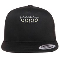 Foxtrot Tango Delta Groovy Retro Funny  Flatbill Hat