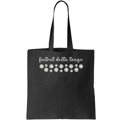 Foxtrot Tango Delta Groovy Retro Funny  Bag