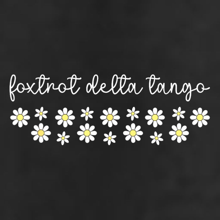 Foxtrot Tango Delta Groovy Retro Funny  Tumbler
