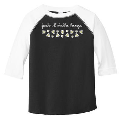 Foxtrot Tango Delta Groovy Retro Funny  Toddler Fine Jersey T-Shirt