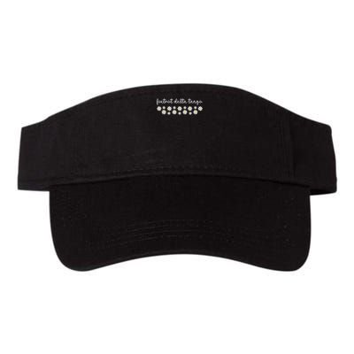 Foxtrot Tango Delta Groovy Retro Funny  Visor