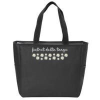 Foxtrot Tango Delta Groovy Retro Funny  Zip Tote Bag