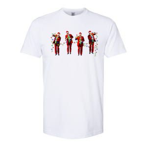 Funny Trump Dance Santa Claus Christmas Xmas Pajamas Holiday Softstyle CVC T-Shirt