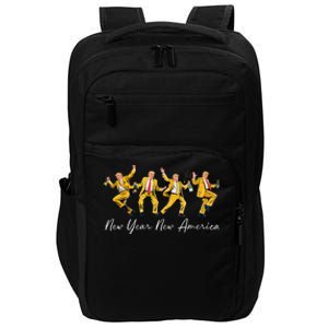 Funny Trump Dance New Year Eve Trump New Year Party 2025 Impact Tech Backpack