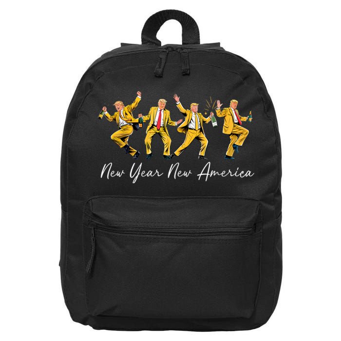 Funny Trump Dance New Year Eve Trump New Year Party 2025 16 in Basic Backpack