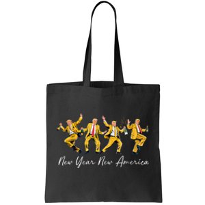 Funny Trump Dance New Year Eve Trump New Year Party 2025 Tote Bag