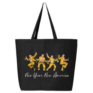 Funny Trump Dance New Year Eve Trump New Year Party 2025 25L Jumbo Tote