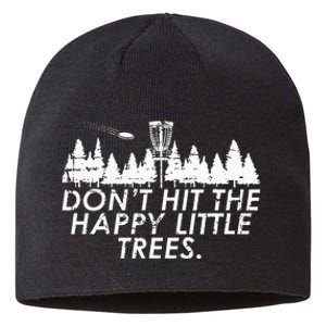 Funny Trees Disc Golf Perfect Gift For Frisbee Players Sustainable Beanie