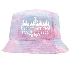 Funny Trees Disc Golf Perfect Gift For Frisbee Players Tie-Dyed Bucket Hat