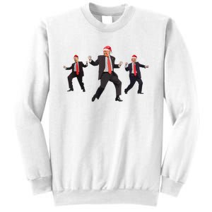 Funny Trump Dance Santa Claus Christmas Xmas Pajamas Holiday Sweatshirt