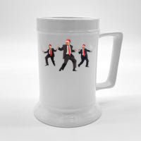 Funny Trump Dance Santa Claus Christmas Xmas Pajamas Holiday Beer Stein