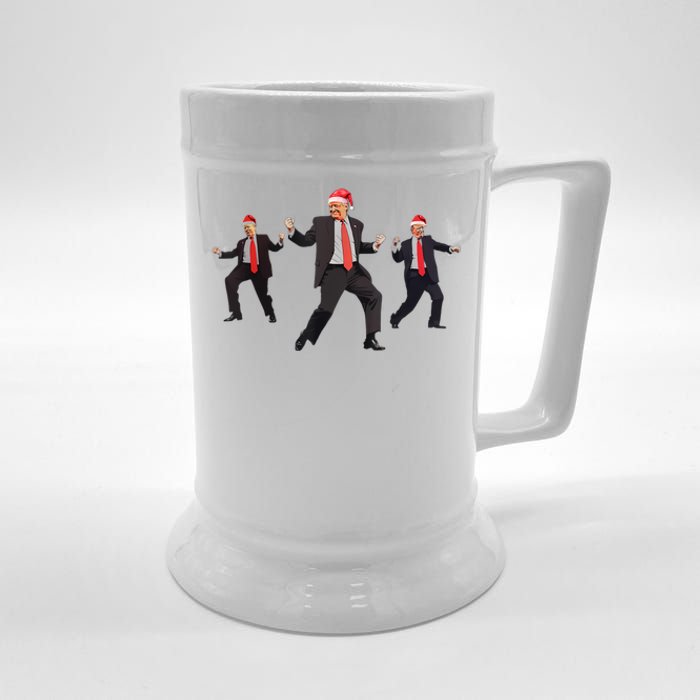 Funny Trump Dance Santa Claus Christmas Xmas Pajamas Holiday Beer Stein