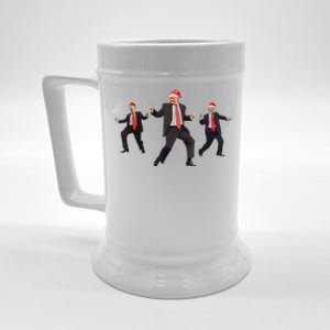 Funny Trump Dance Santa Claus Christmas Xmas Pajamas Holiday Beer Stein