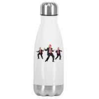 Funny Trump Dance Santa Claus Christmas Xmas Pajamas Holiday Stainless Steel Insulated Water Bottle