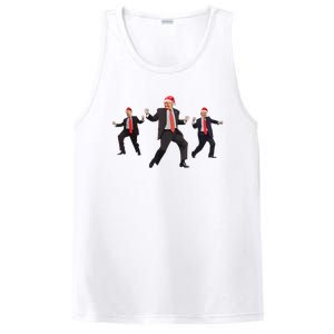 Funny Trump Dance Santa Claus Christmas Xmas Pajamas Holiday PosiCharge Competitor Tank