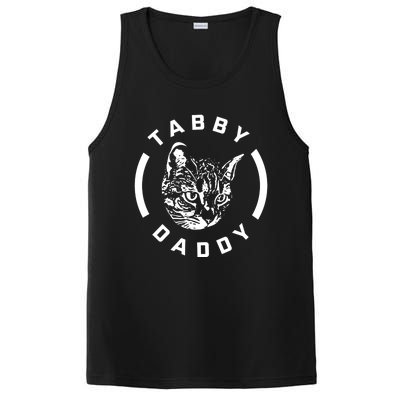 Funny Tabby Daddy Funny Gift Funny Gift Cat Dad Gift PosiCharge Competitor Tank