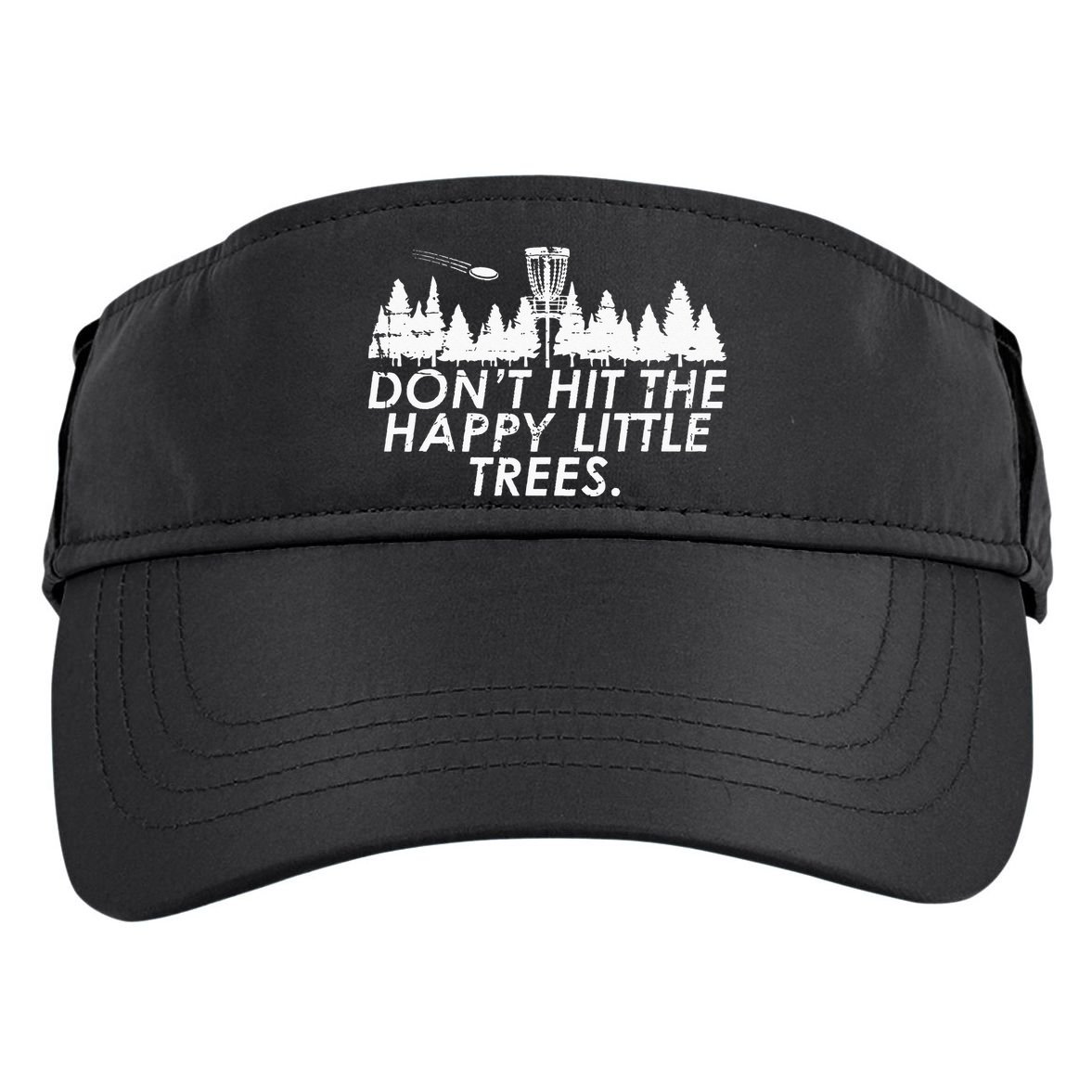 Funny Trees Disc Golf Perfect Gift For Frisbee Players Adult Drive Performance Visor