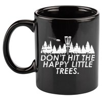 Funny Trees Disc Golf Perfect Gift For Frisbee Players 11oz C Handle Ceramic Mug