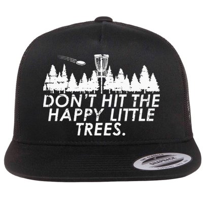 Funny Trees Disc Golf Perfect Gift For Frisbee Players Flatbill Hat