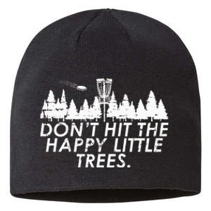 Funny Trees Disc Golf Perfect Gift For Frisbee Players Sustainable Beanie