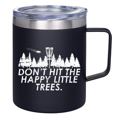Funny Trees Disc Golf Perfect Gift For Frisbee Players 12oz Stainless Steel Coffee Mug