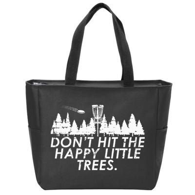 Funny Trees Disc Golf Perfect Gift For Frisbee Players Zip Tote Bag