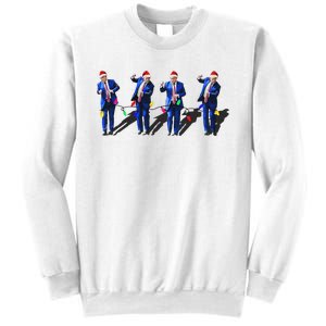 Funny Trump Dance Santa Claus Christmas Xmas Pajamas Sweatshirt