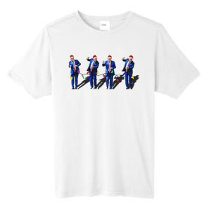 Funny Trump Dance Santa Claus Christmas Xmas Pajamas Tall Fusion ChromaSoft Performance T-Shirt