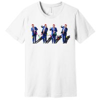 Funny Trump Dance Santa Claus Christmas Xmas Pajamas Premium T-Shirt