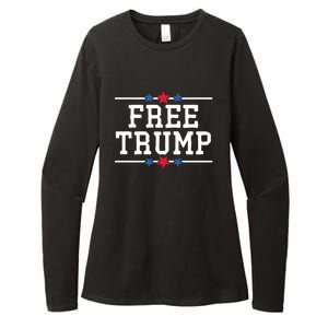 Free Trump Donald Trump USA Election Womens CVC Long Sleeve Shirt