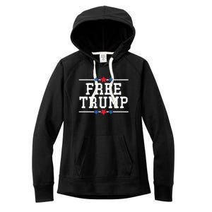 Free Trump Donald Trump USA Election Women's Fleece Hoodie