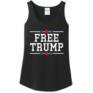 Free Trump Donald Trump USA Election Ladies Essential Tank