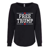 Free Trump Donald Trump USA Election Womens California Wash Sweatshirt